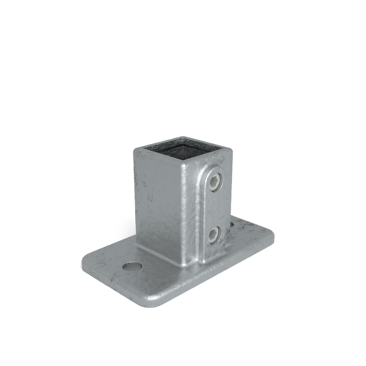 Fußplatte rechteckig 40 mm quadratisch