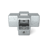 Kreuzstück für Stützrohr 40 mm quadratisch