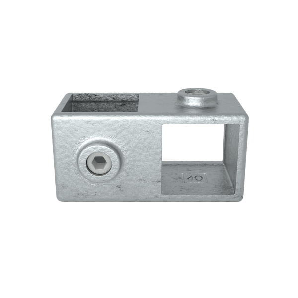 Kreuzstück 90º 40 mm quadratisch