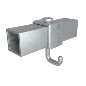 Kleiderhaken 40 mm quadratisch