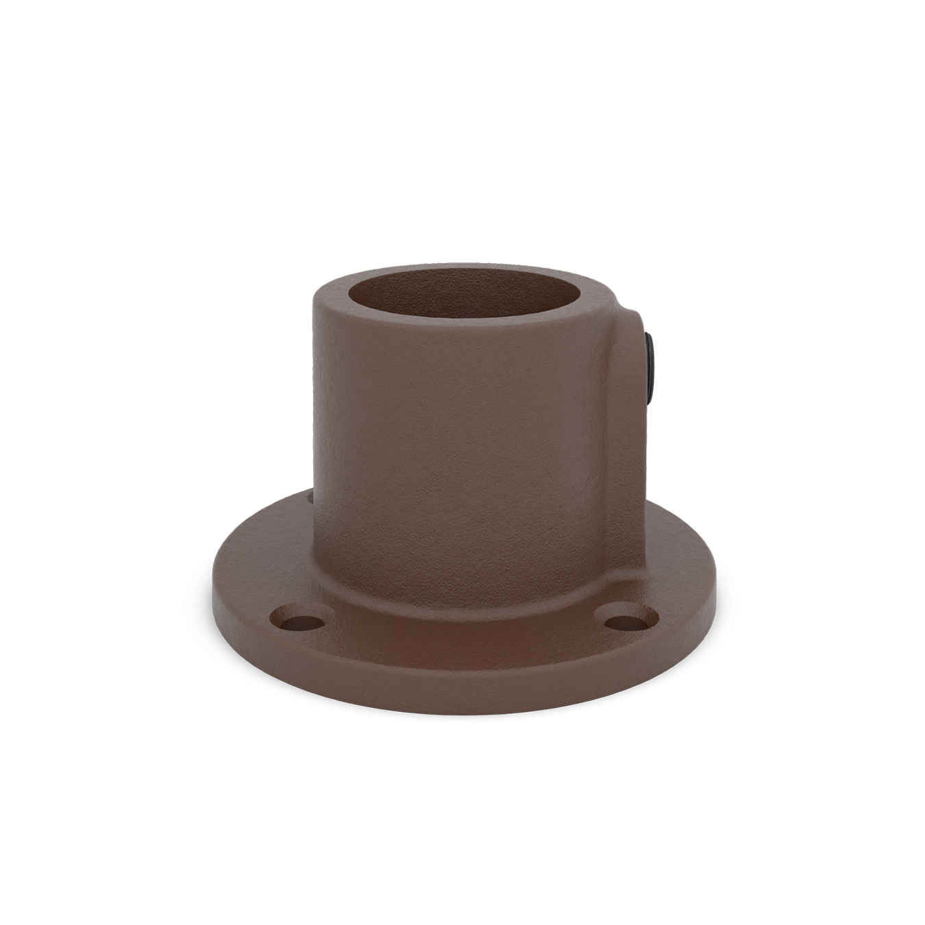 Fußplatte rund durchgehend vintage 33,7 mm