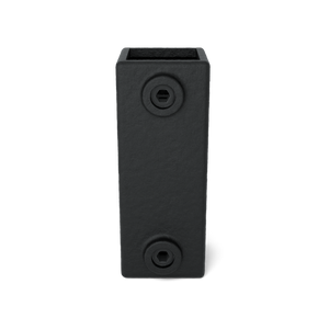 Verlängerungsstück schwarz 40 mm quadratisch