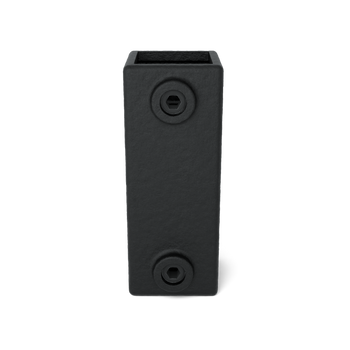 Verlängerungsstück schwarz 40 mm quadratisch