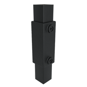 Verlängerungsstück schwarz 40 mm quadratisch