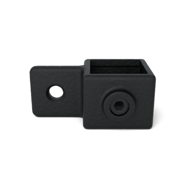 Gelenkauge schwarz 40 mm quadratisch