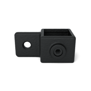 Gelenkauge schwarz 40 mm quadratisch