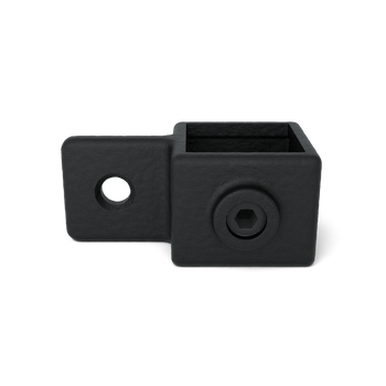 Gelenkauge schwarz 40 mm quadratisch