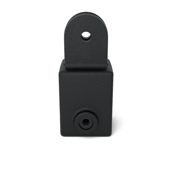 Gelenhalter schwarz 40 mm quadratisch