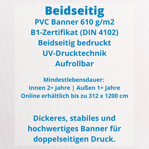 Banner im Wunschformat