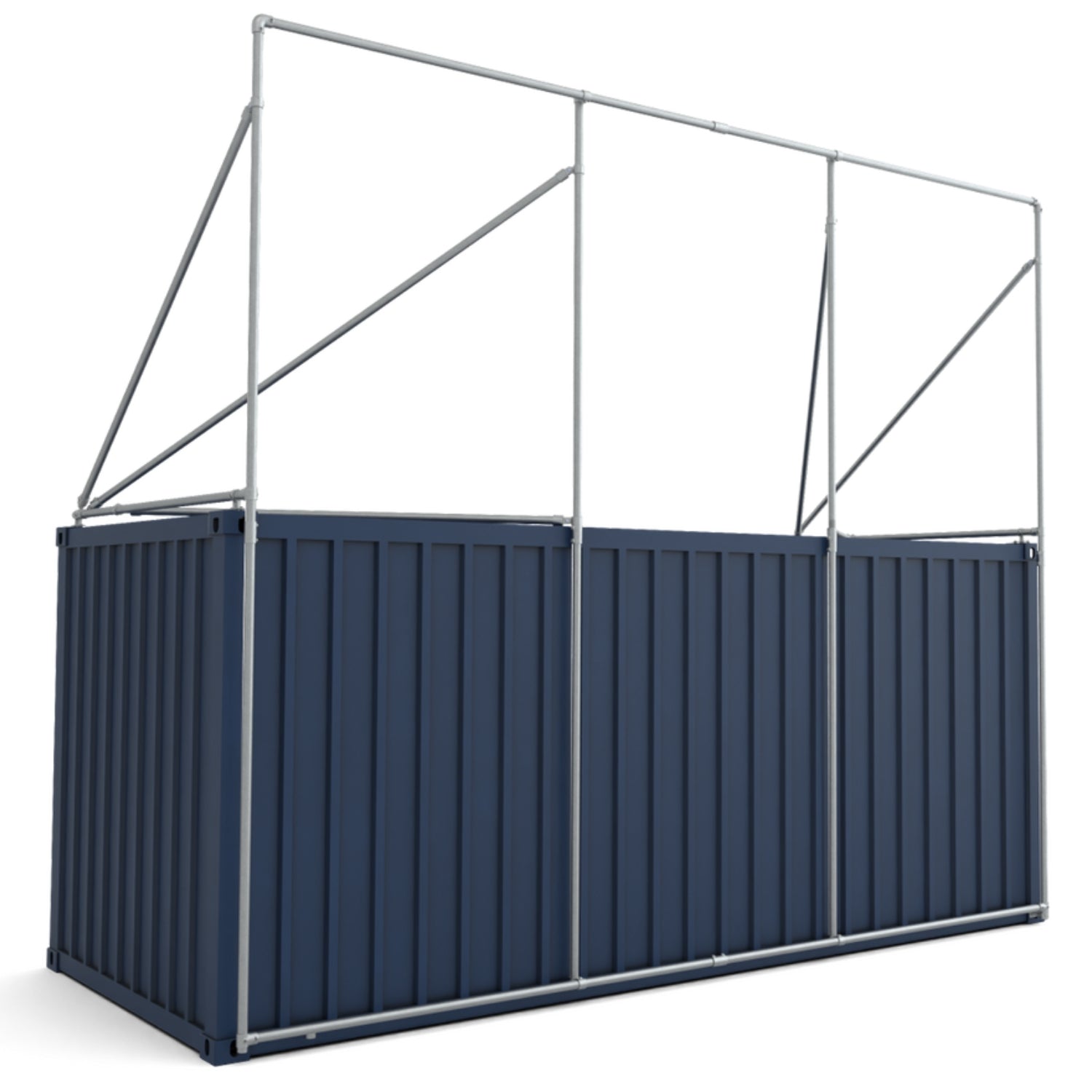 Extra hoher Containerrahmen lange Seite 20ft Container (23)