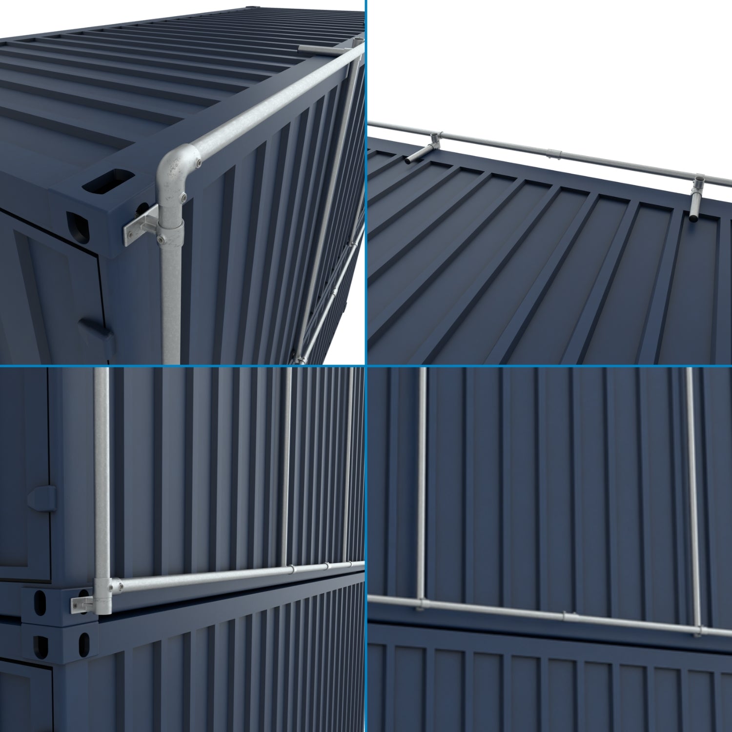 Containerrahmen lange Seite 20ft Container - erhöht (24)