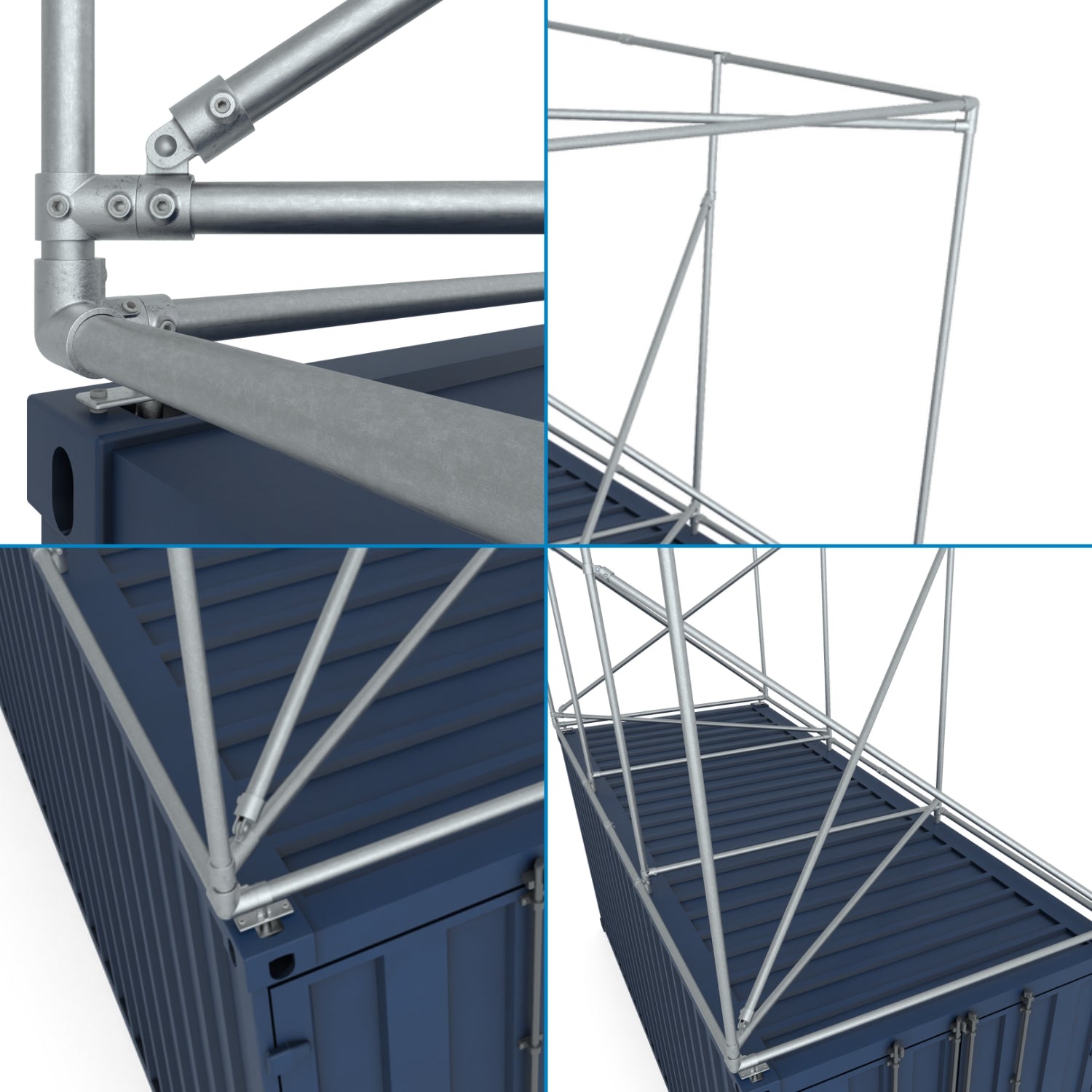 Containerrahmen Oberseite 20ft Container - rundum, 4 Seiten (29)
