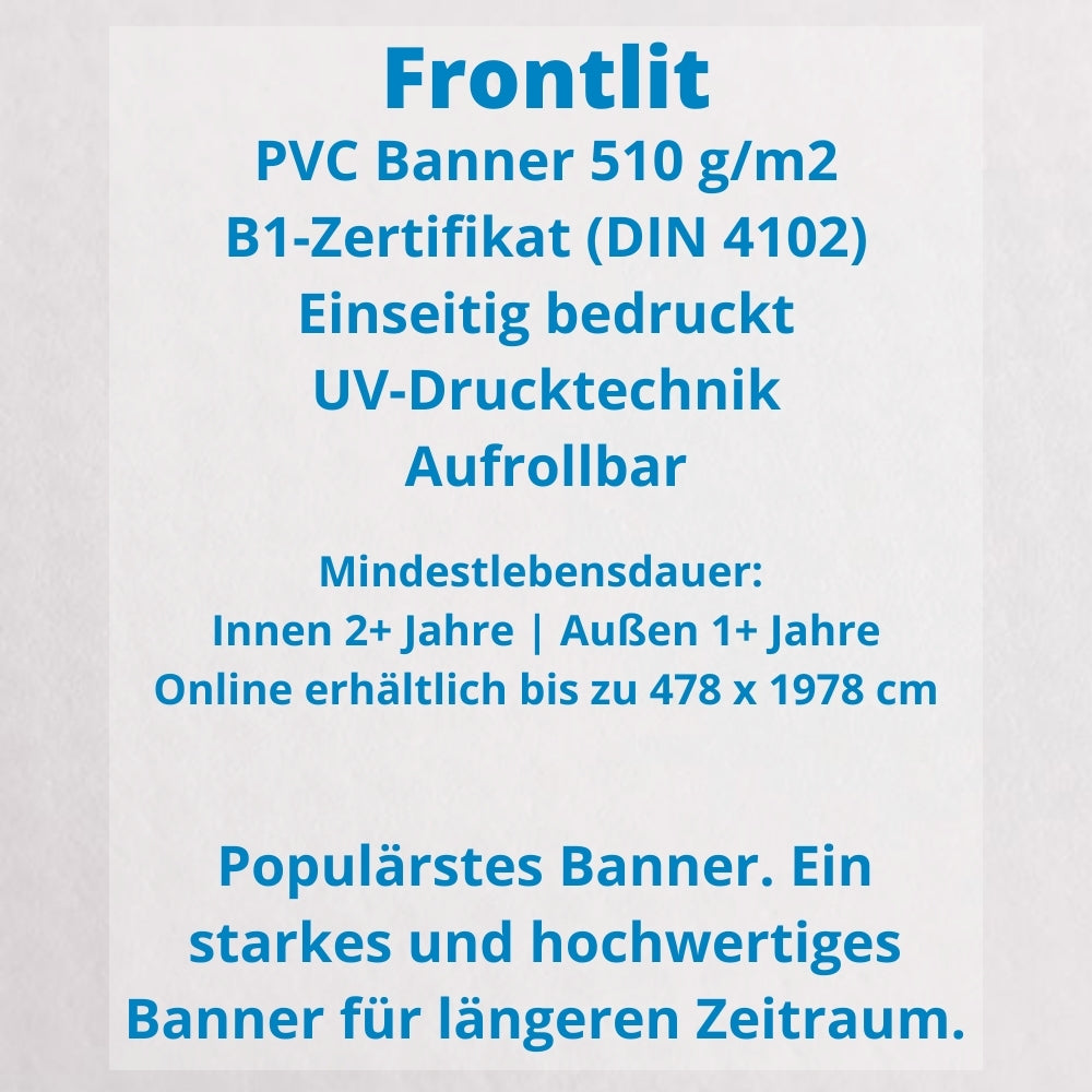 Banner im Wunschformat