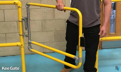 Kee Gate selbstschließende Sicherheitstür gelb - Einzeltür