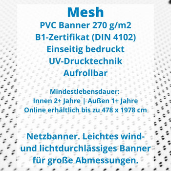 Banner im Wunschformat