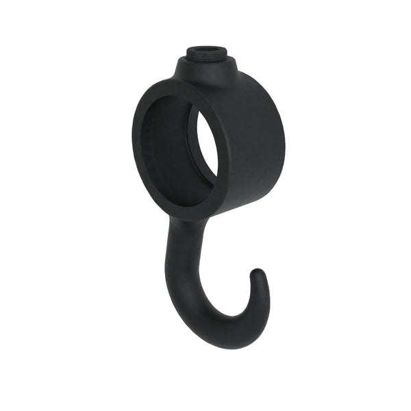 Kleiderhaken schwarz 33,7 mm