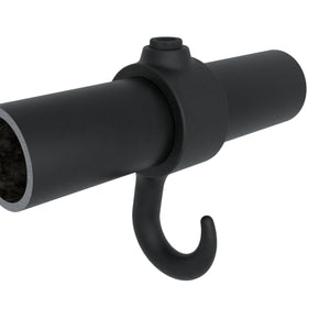 Kleiderhaken schwarz 33,7 mm