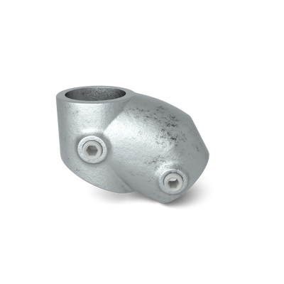 Rohrverbinder T-Stück kurz verstellbar 48,3 mm - Vorderansicht Rohrverbinder (Rohr-verbinder.de)