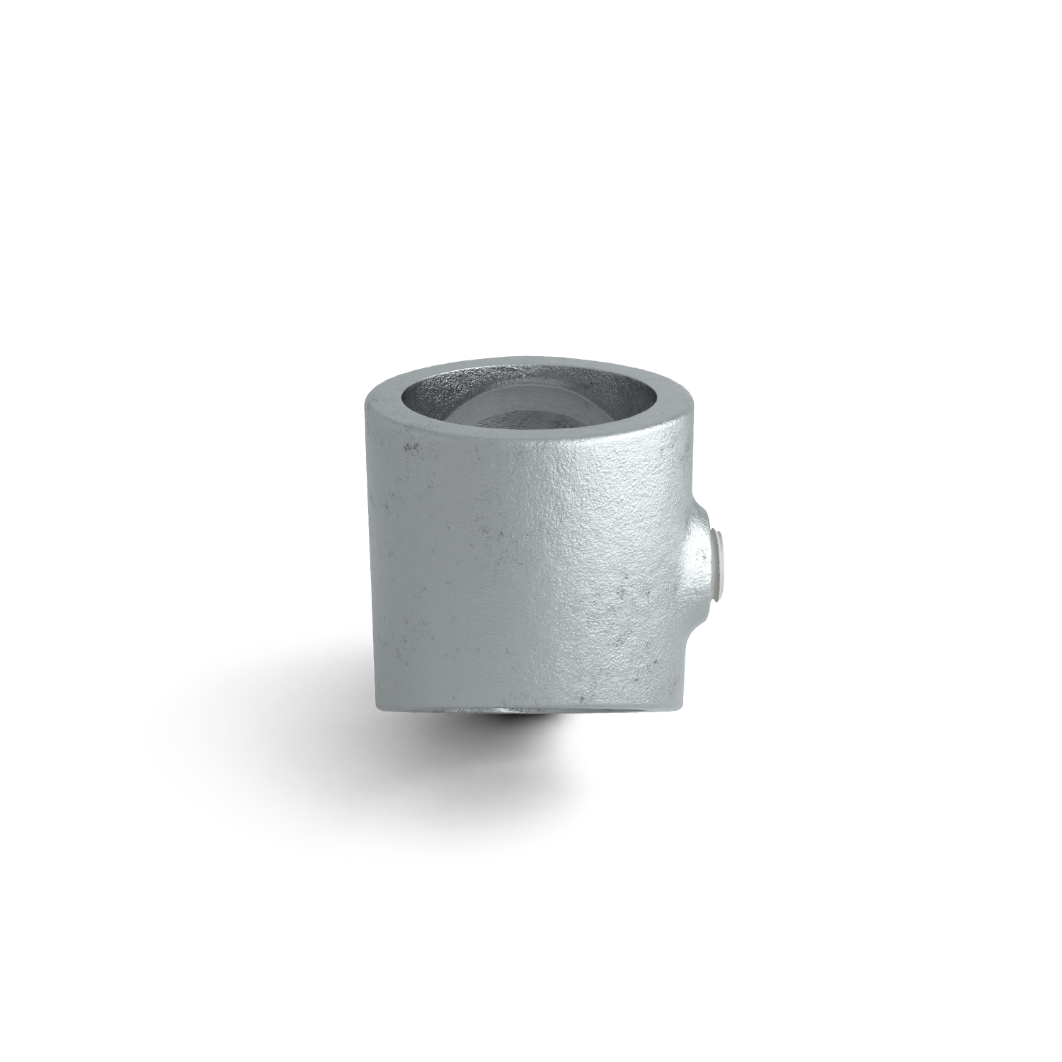 Rohrverbinder T-Stück kurz verstellbar 42,4 mm - Seitenansicht Rohrverbinder (Rohr-verbinder.de)