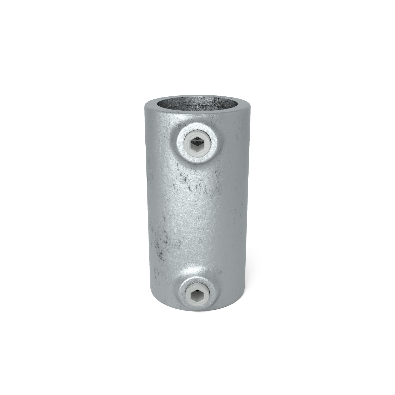 Rohrverbinder Verlängerungsstück 48,3 mm - Vorderansicht Rohrverbinder (Rohr-verbinder.de)