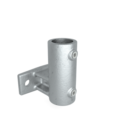 Rohrverbinder Wandhalter horizontal 48,3 mm - Vorderansicht Rohrverbinder (Rohr-verbinder.de)