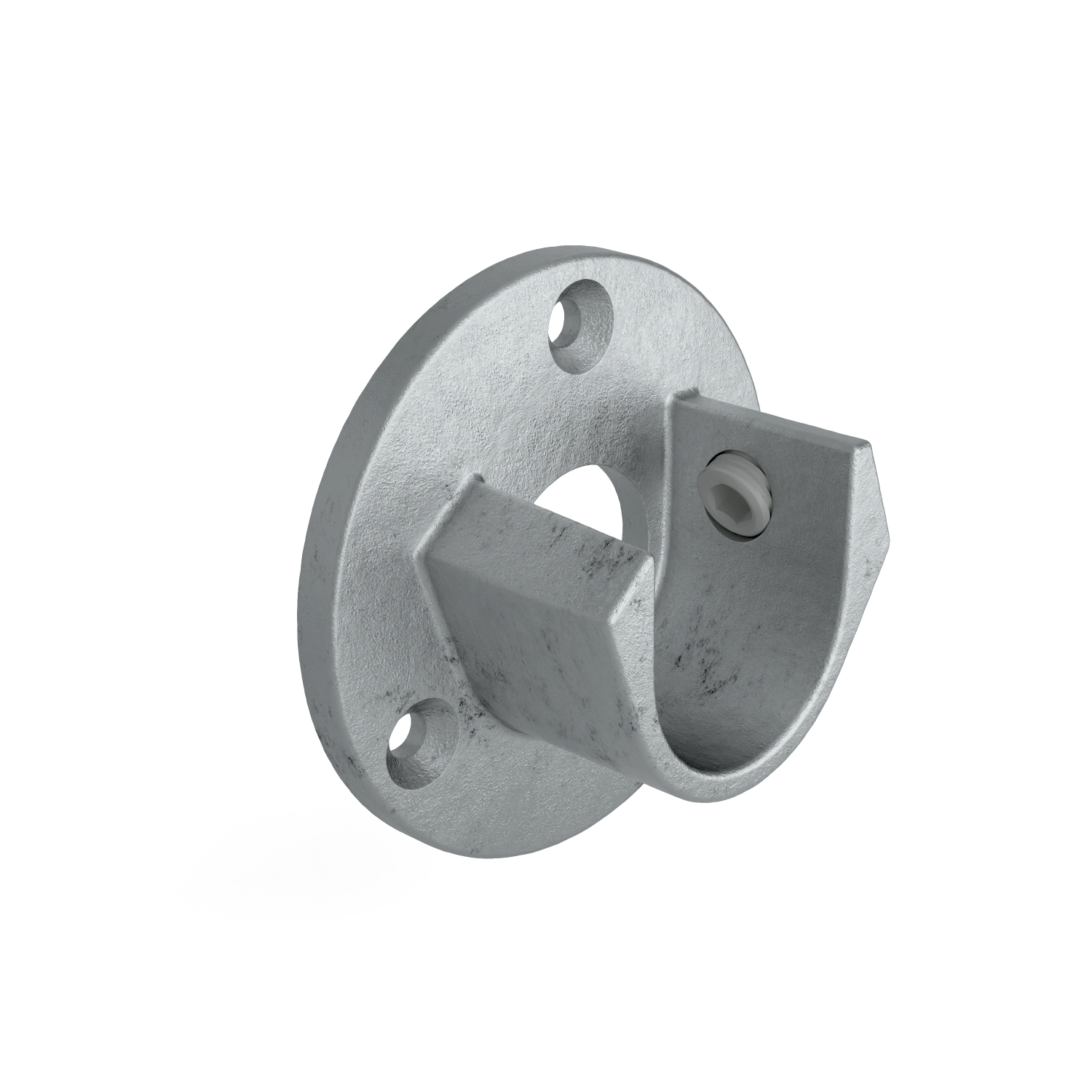 Rohrverbinder Stangenhalter (Set) 26,9 mm - Seitenansicht Rohrverbinder (Rohr-verbinder.de)