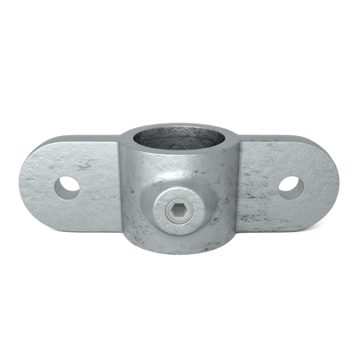 Rohrverbinder Gelenkauge doppelt 180º 33,7 mm - Vorderansicht Rohrverbinder (Rohr-verbinder.de)