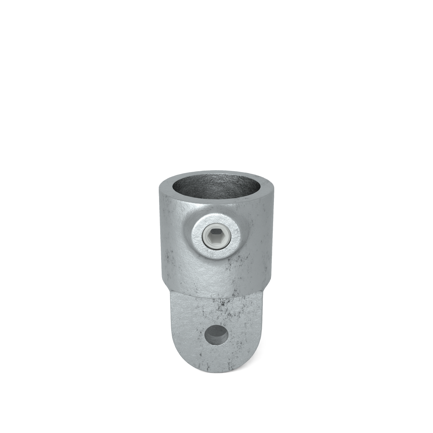 Rohrverbinder Gelenkhalter 33,7 mm - Vorderansicht Rohrverbinder (Rohr-verbinder.de)