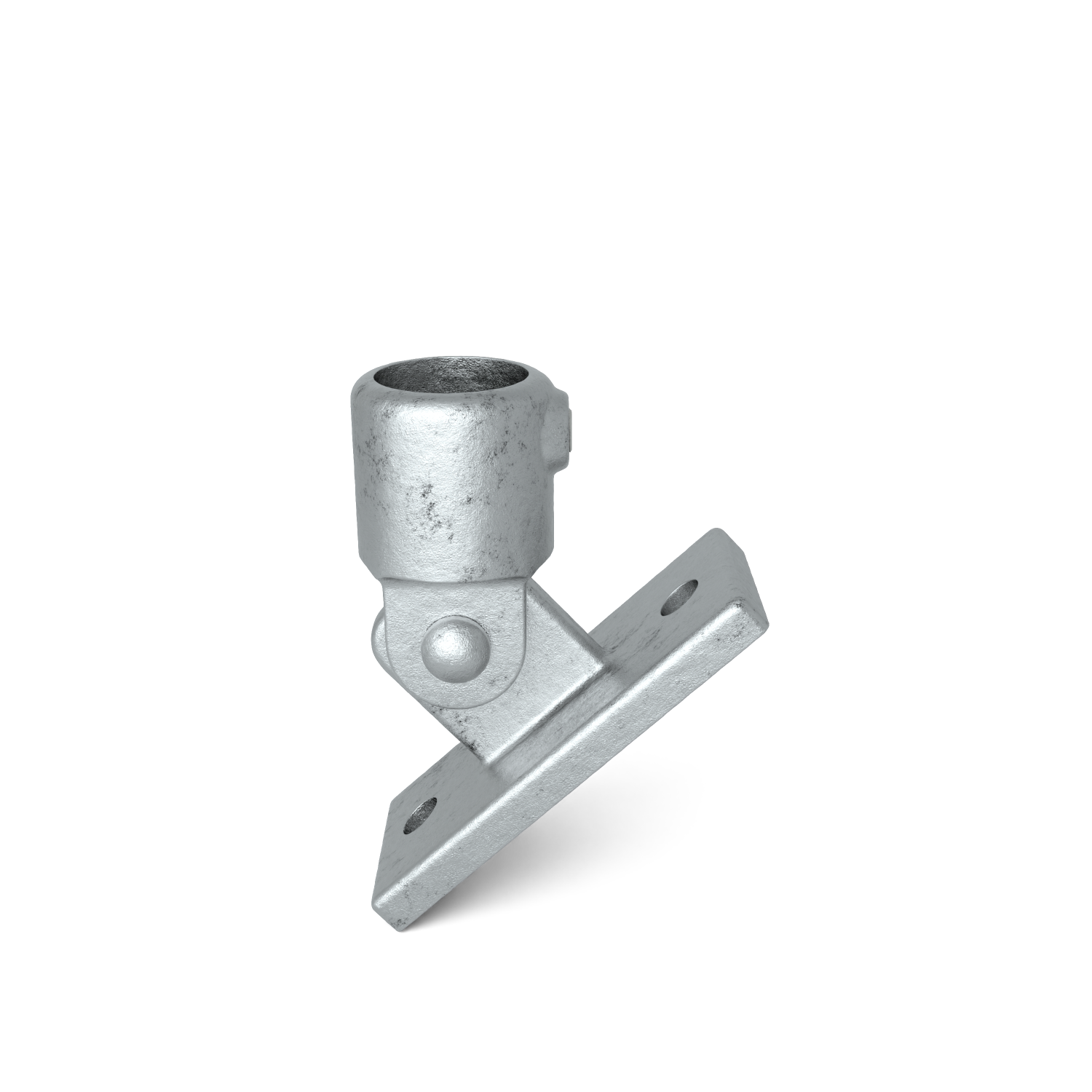 Rohrverbinder Gelenkfuß 26,9 mm - Vorderansicht Rohrverbinder (Rohr-verbinder.de)