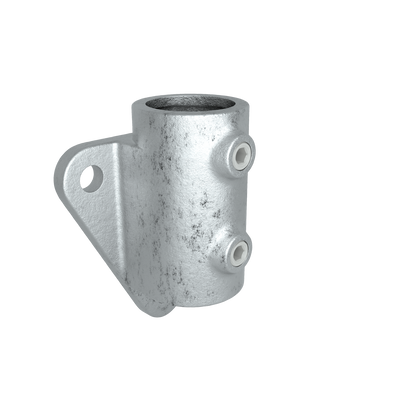 Rohrverbinder Wandhalter Dreieckflansch 33,7 mm - Vorderansicht Rohrverbinder (Rohr-verbinder.de)