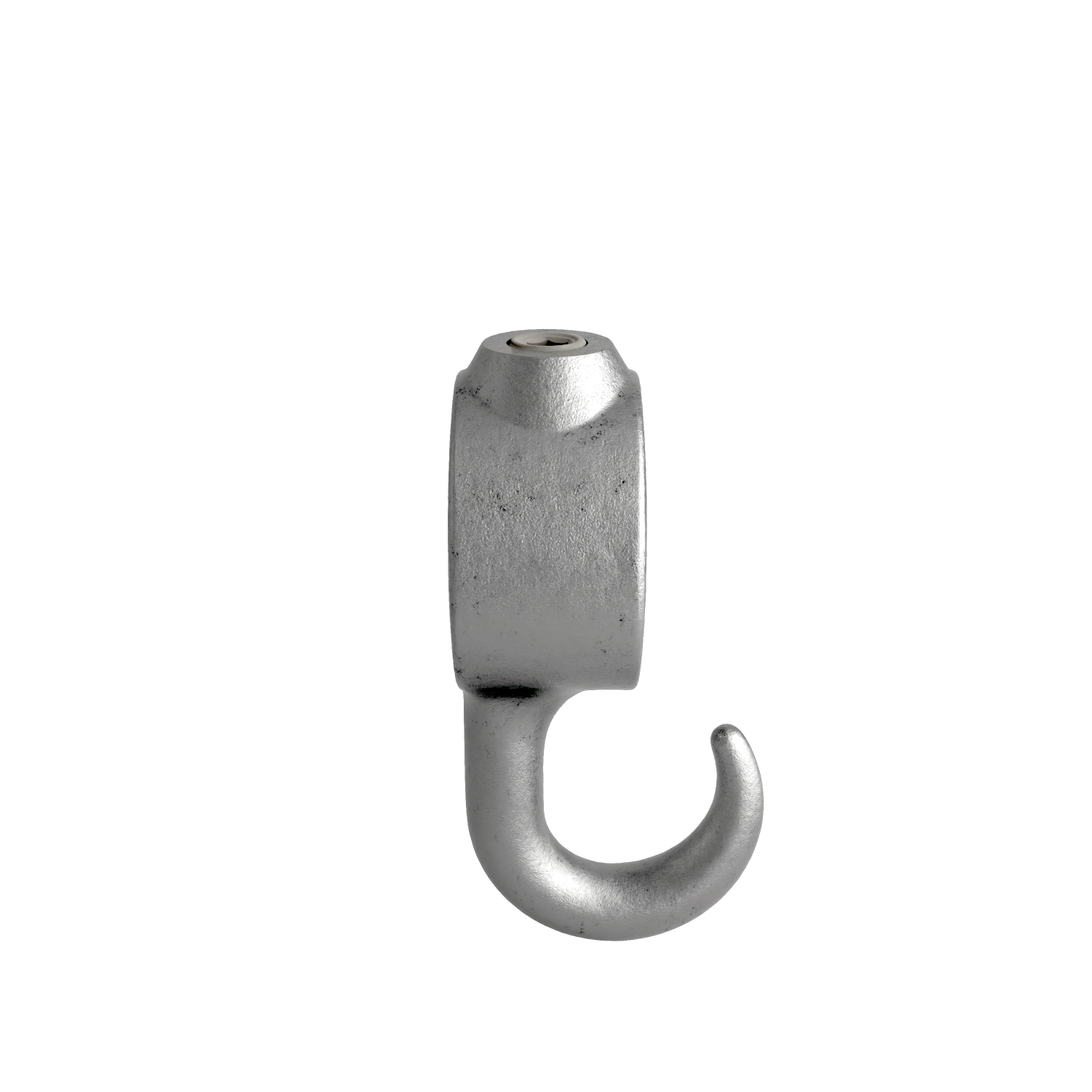 Rohrverbinder Stellring mit Haken 26,9 mm - Vorderansicht Rohrverbinder (Rohr-verbinder.de)