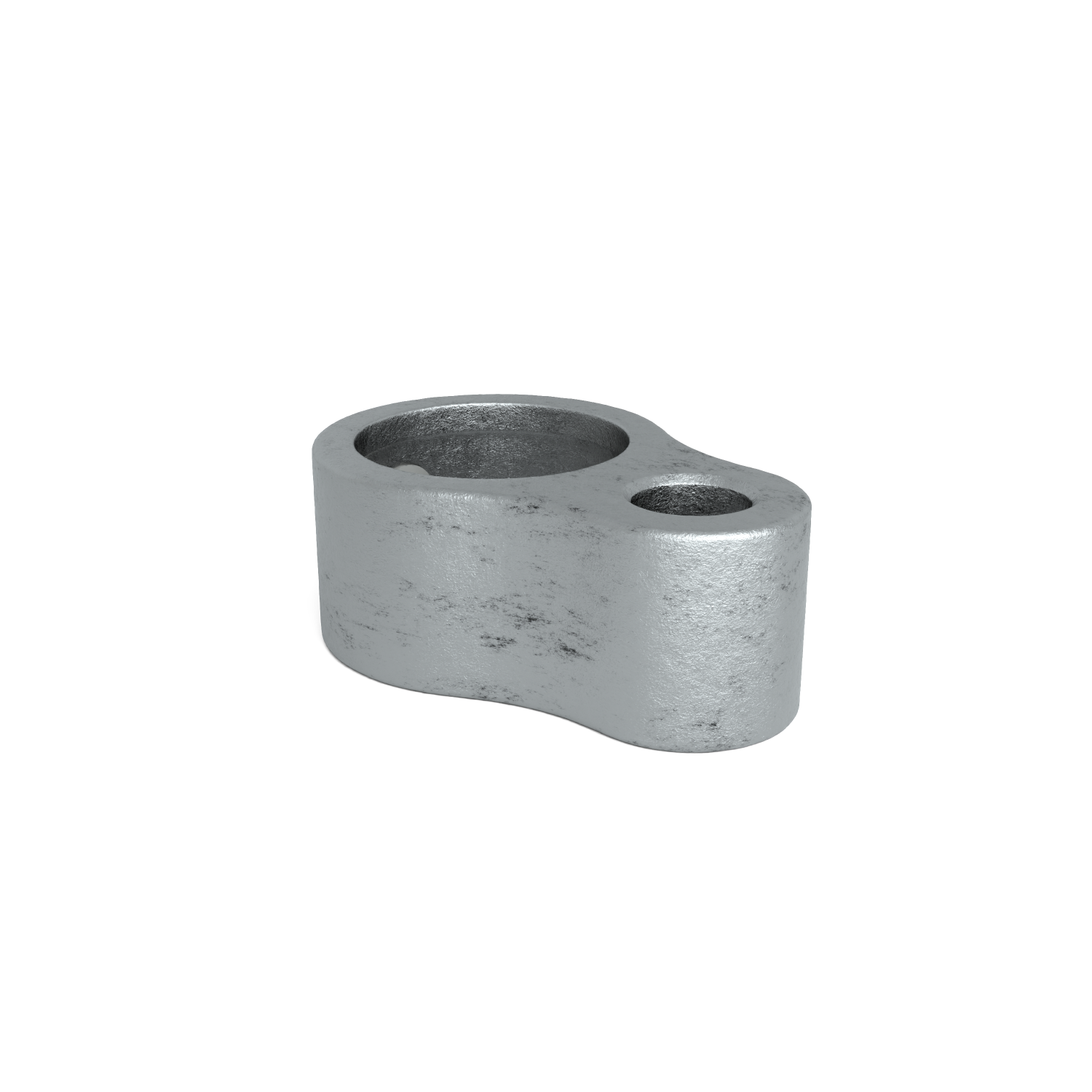 Rohrverbinder Stellringauge 26,9 mm - Schrägansicht Rohrverbinder (Rohr-verbinder.de)