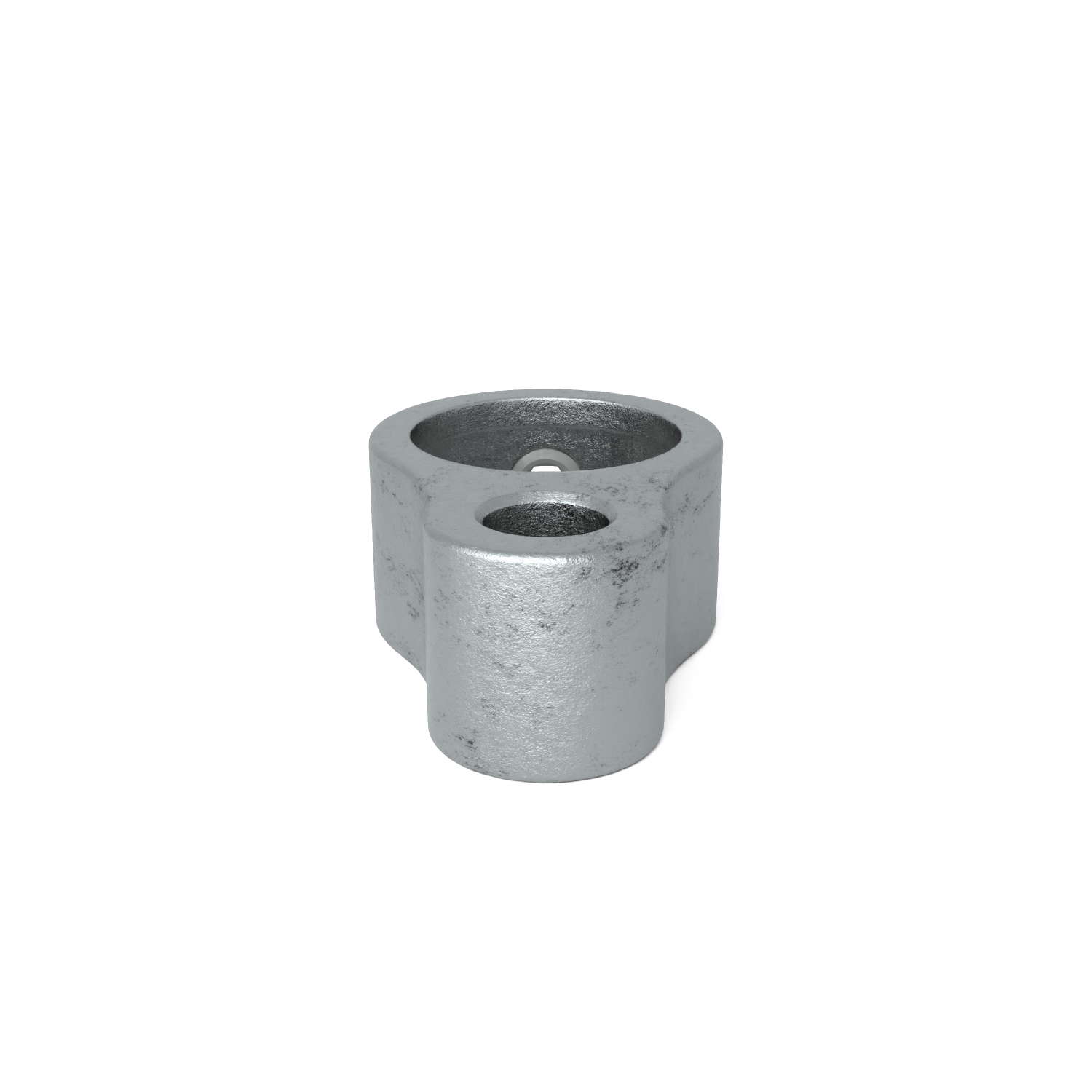 Rohrverbinder Stellringauge 42,4 mm - Seitenansicht Rohrverbinder (Rohr-verbinder.de)