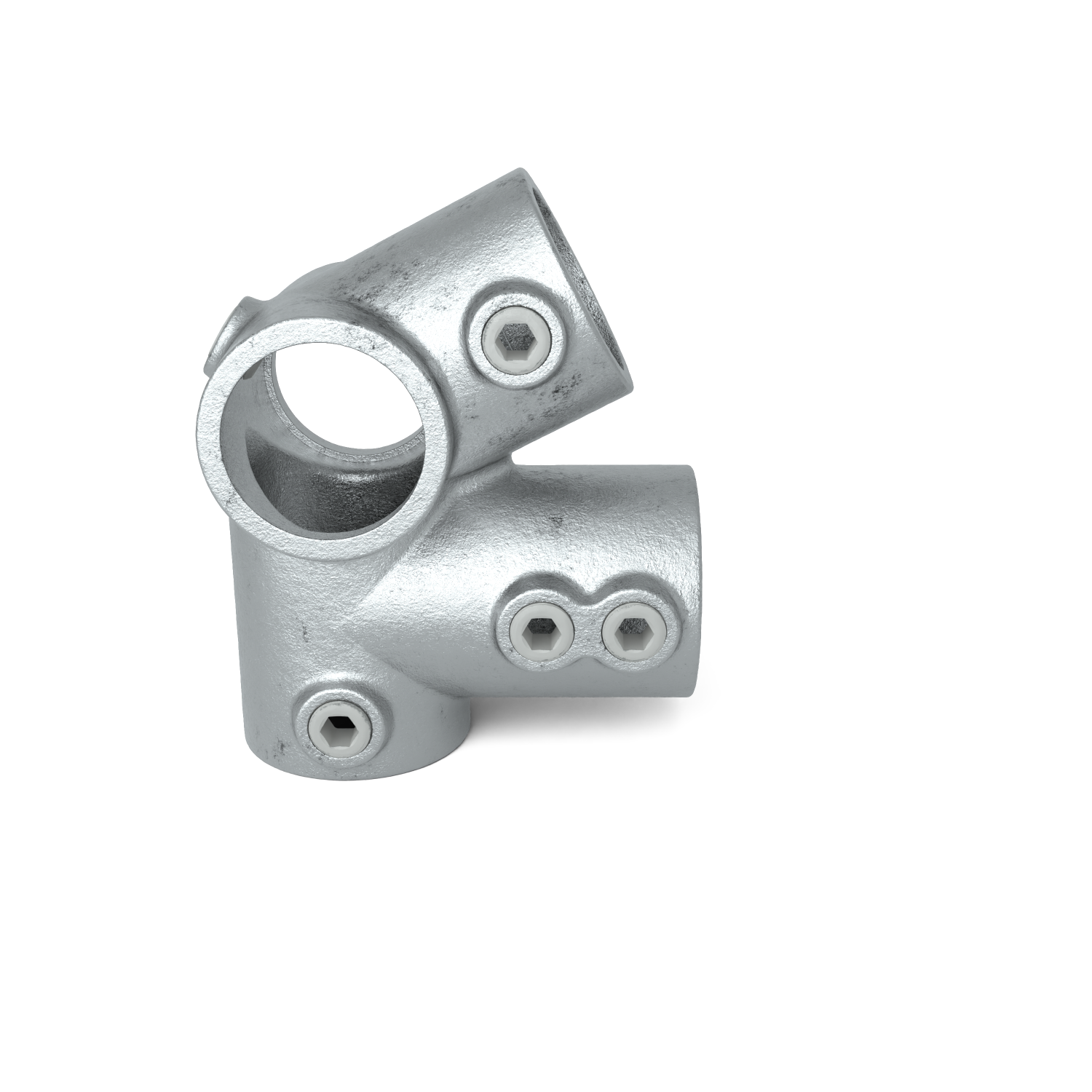Rohrverbinder Traufenstück 42,4 mm - Vorderansicht Rohrverbinder (Rohr-verbinder.de)