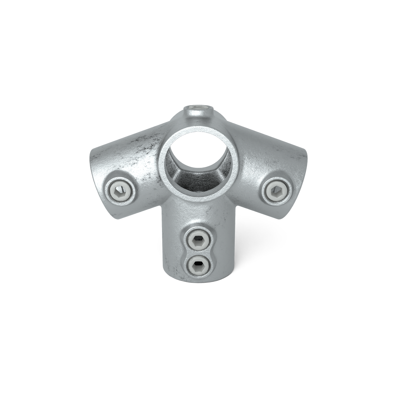 Rohrverbinder Traufentopstück 42,4 mm - Vorderansicht Rohrverbinder (Rohr-verbinder.de)