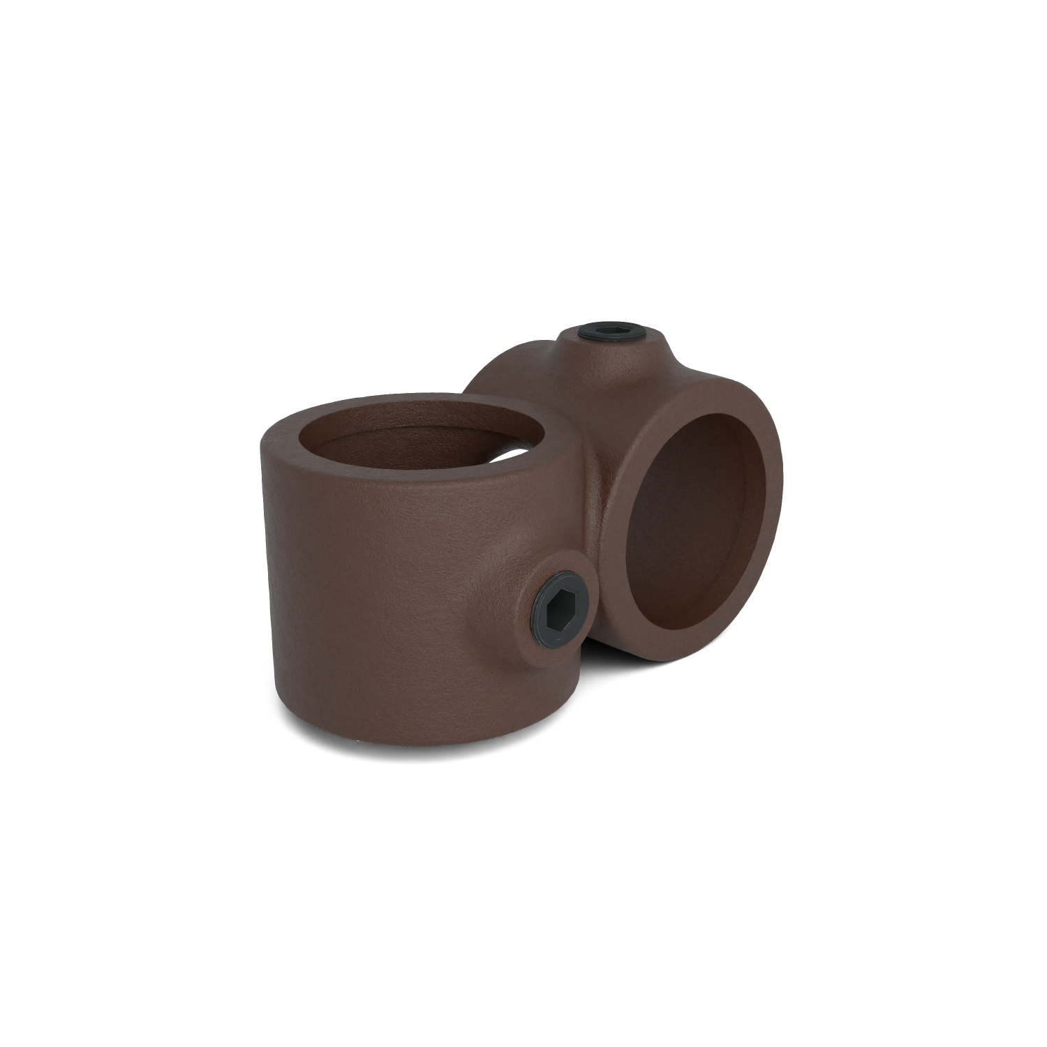 Rohrverbinder Kreuzstück 90º vintage 33,7 mm - Schrägansicht Rohrverbinder (Rohr-verbinder.de)
