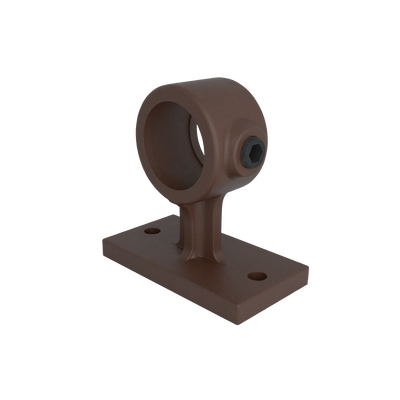 Rohrverbinder Handlaufhalterung vintage 26,9 mm - Vorderansicht Rohrverbinder (Rohr-verbinder.de)