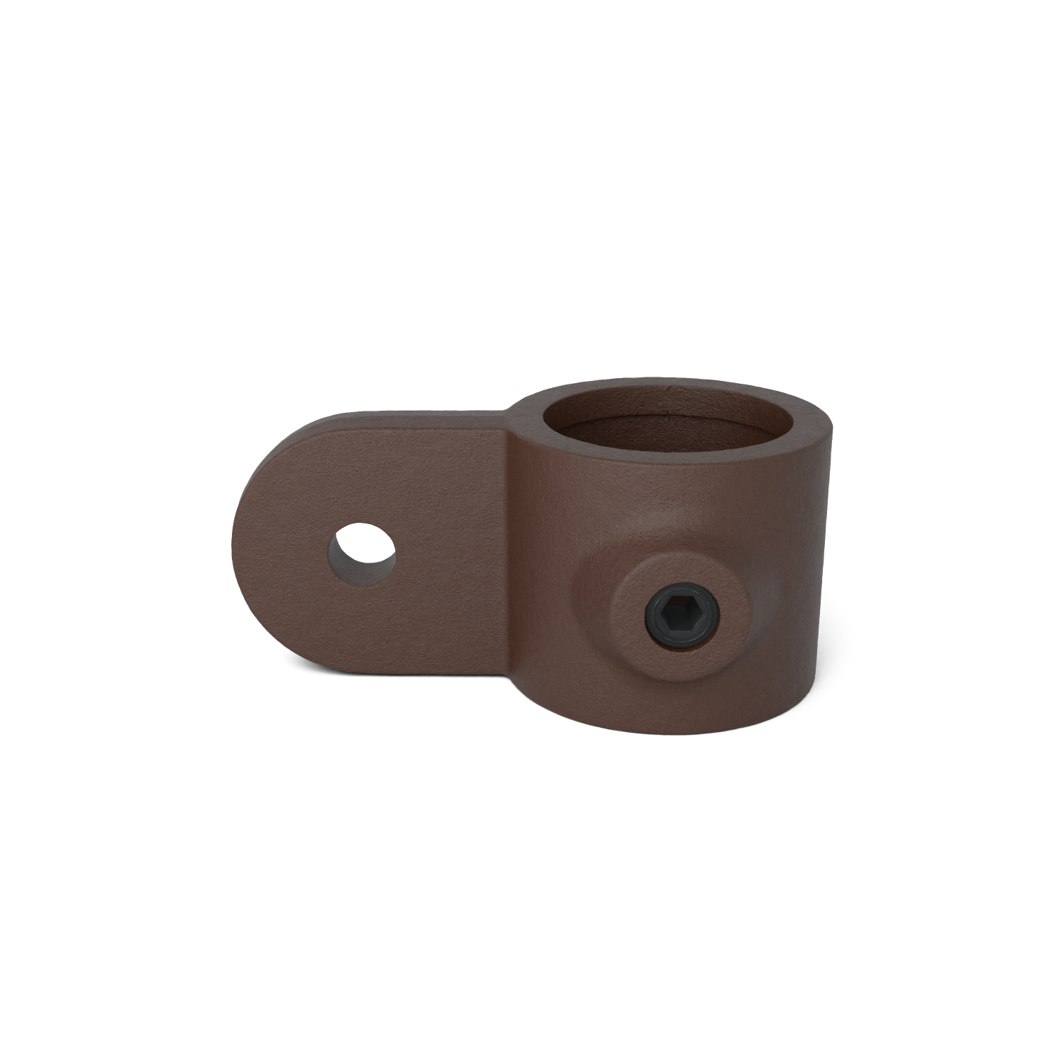 Rohrverbinder Gelenkauge vintage 33,7 mm - Vorderansicht Rohrverbinder (Rohr-verbinder.de)