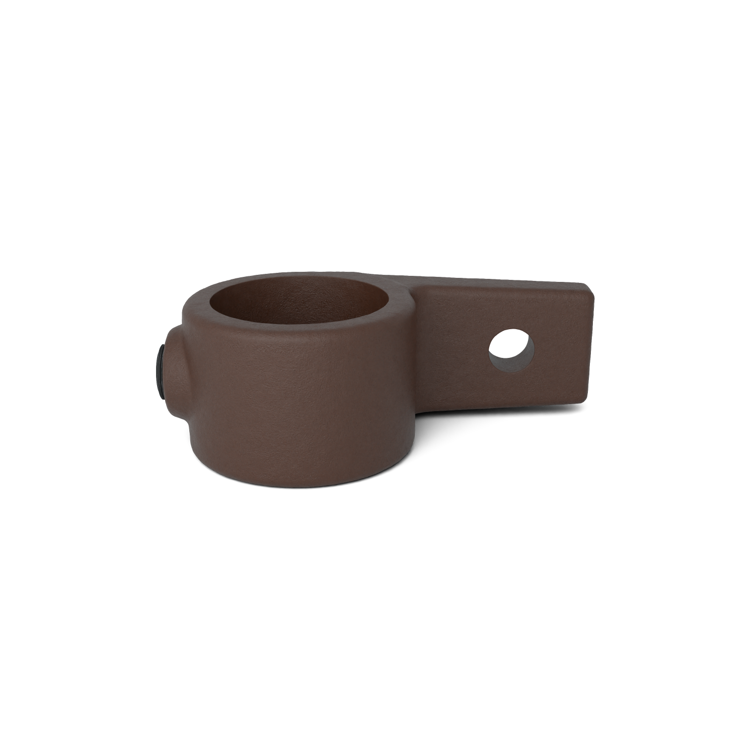 Rohrverbinder Ösenteil mit Einzellasche vintage 33,7 mm - Vorderansicht Rohrverbinder (Rohr-verbinder.de)