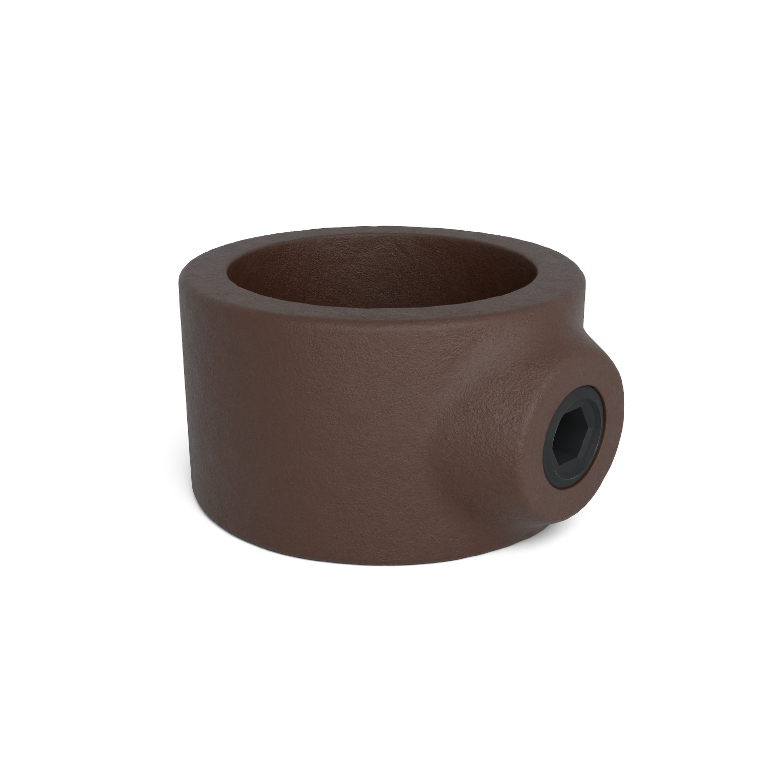 Rohrverbinder Stellring vintage 33,7 mm - Schrägansicht Rohrverbinder (Rohr-verbinder.de)