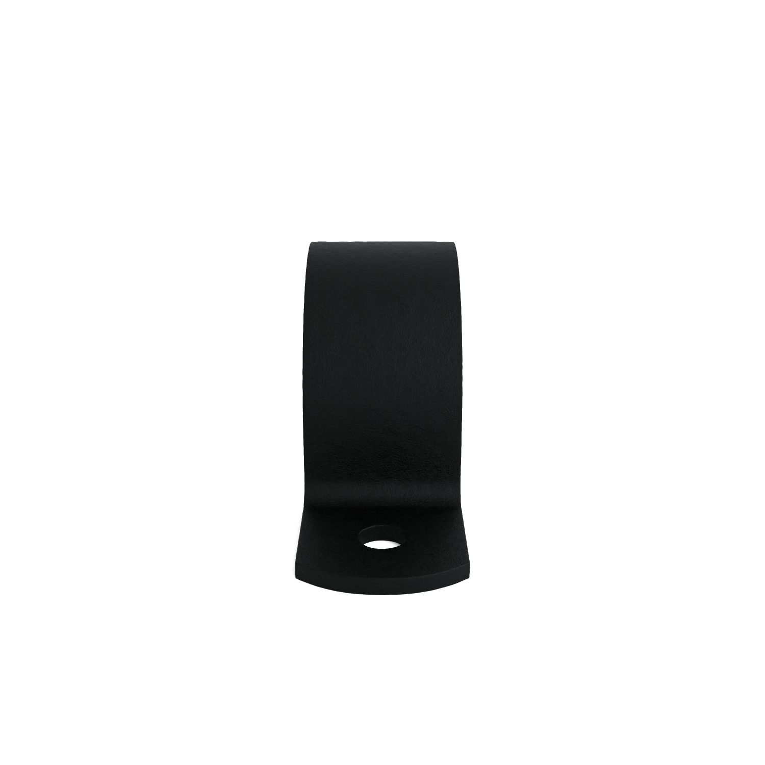 Rohrverbinder Rohrschelle schwarz 42,4 mm - Seitenansicht Rohrverbinder (Rohr-verbinder.de)