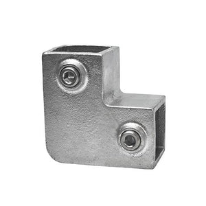 Bogen 90º 40 mm quadratisch | Rohrverbinder.de | der Spezialist für Rohrverbindern