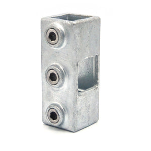 Kreuzstück in 1 Ebene 25 mm quadratisch | Rohrverbinder | das größte Angebot an Rohrverbindern | Rohr-verbinder.de