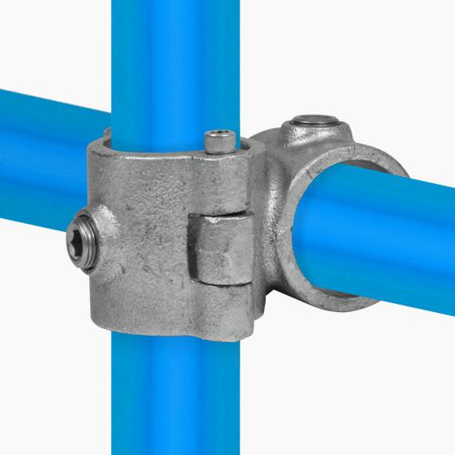 Kreuzstück 90º aufklappbar 33,7 mm | Rohrverbinder | das größte Angebot an Rohrverbindern | Rohr-verbinder.de