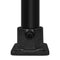 Fußplatte quadratisch schwarz 26,9 mm | Rohrverbinder | das größte Angebot an Rohrverbindern | Rohr-verbinder.de