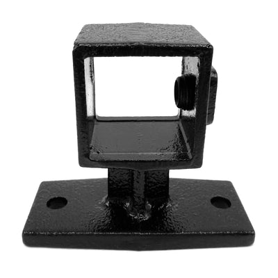 Handlaufhalterung schwarz 40 mm quadratisch