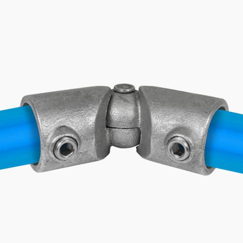 Eckstück verstellbar 42,4 mm | Rohrverbinder | das größte Angebot an Rohrverbindern | Rohr-verbinder.de