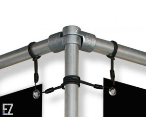 Bannerrahmen V-Form Wandmontage