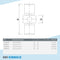 Verbindungsstück innen 33,7 mm | technische Zeichnung | Rohrverbinder | Schnelle Lieferung | Rohr-verbinder.de
