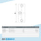 Handlaufbefestigung 45º - 90º 33,7 mm | technische Zeichnung | Rohrverbinder | Schnelle Lieferung | Rohr-verbinder.de